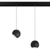 Lampa wisząca śr. 11cm MultiLINE GLOBE P 12W 4000K neutralna 60st. | czarny