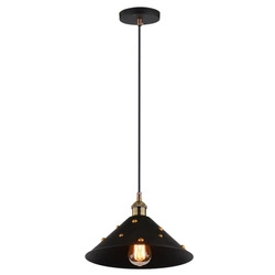 Lampa wisząca SCRIMI 31-58140 czarna 1x40W E27