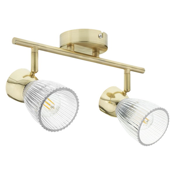 Lampa sufitowa BEST GOLD 2xE14