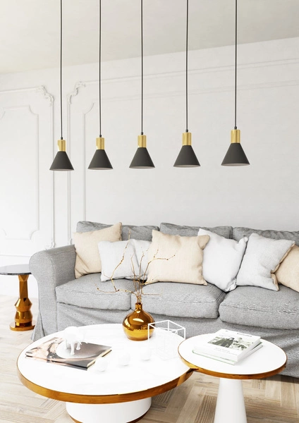 Lampa wisząca Emibig ROSA 5 BL 1388/5