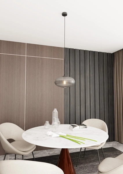 Lampa wisząca Emibig COCO 1 BL GRAFIT 1377/1