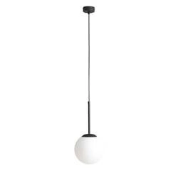 Aldex Lampa wisząca BOSSO MINI 1087XS1, 20 cm, czarna, 1x60W E27