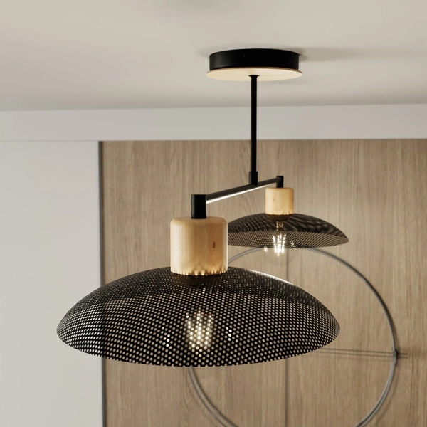 Lampa sufitowa Emibig KOBE 2 Czarny 1318/2