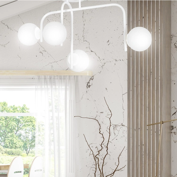 Lampa sufitowa Emibig KALF 4B Biały 1031/4B