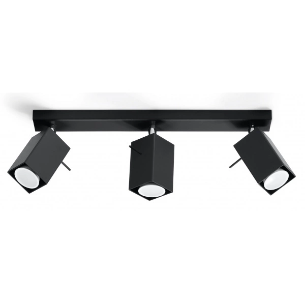 Designerska lampa sufitowa MERIDA 3 SL.0101 Czarna 3xGU10