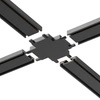 Slim Magnetic Track Czarny Łącznik Szyn +