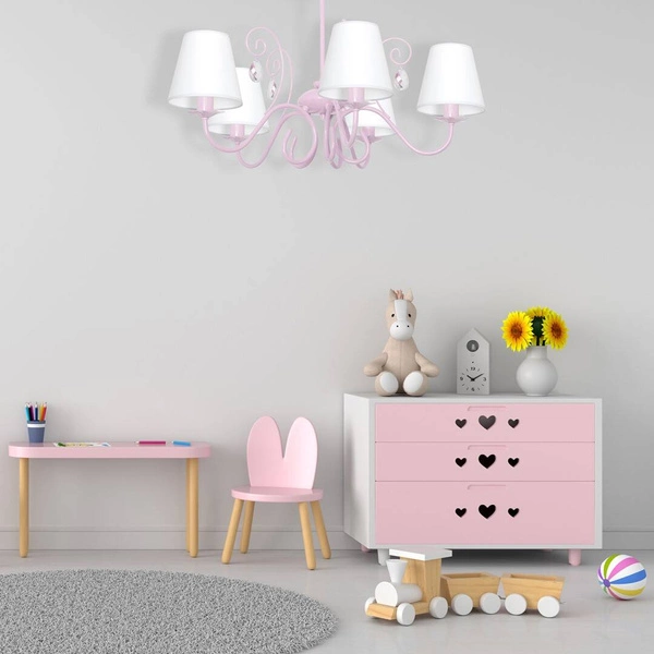 Lampa Sufitowa SARA PINK 5xE14 MLP1052