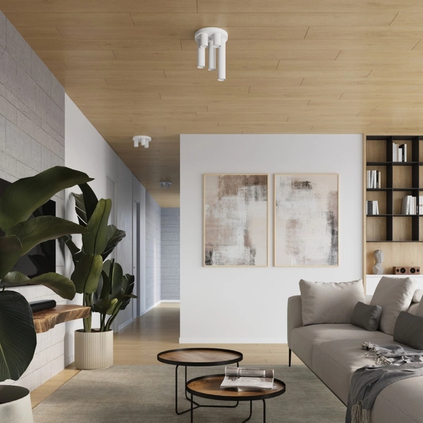 Plafon LAGOS 3P biały