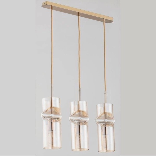 Lampa wisząca ALFA KAPRIS ZŁOTA 3xE27 13cm | 61016