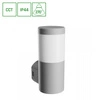 STELLA COLUMN WALL GU10 6W CCT 230V 270ST IP44 IK08 100X120X245MM SZARY OKRĄGŁA ELEWACYJNA