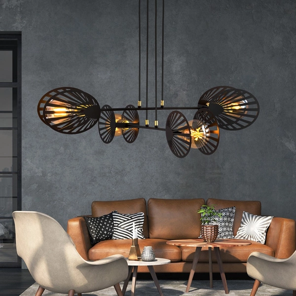 Lampa wisząca Emibig PLAYA 4 Czarny 1146/4