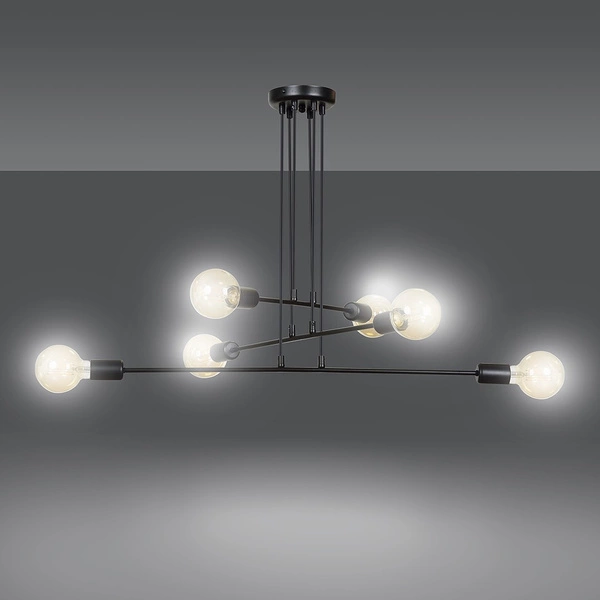Lampa wisząca Emibig MULTIPO 6 Czarny 696/6