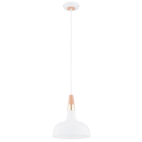 Lampa wisząca ALFA RODOS BIAŁA 1xE27 23cm | 61388