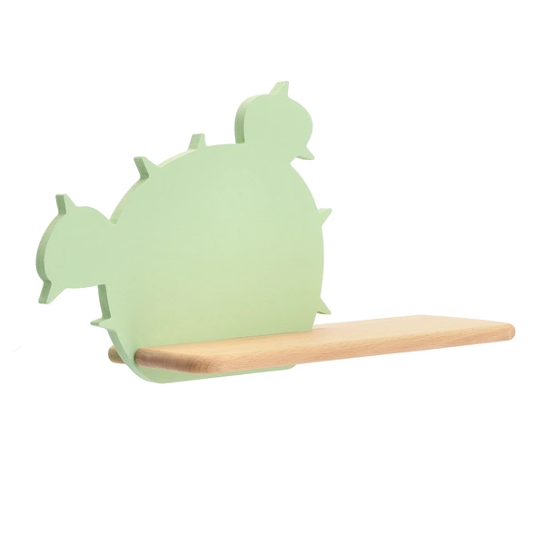 Kinkiet dziecięcy IQ KIDS CACTUS 3 z półką, 21-00934, zielony, 4W LED, barwa neutralna 4000K