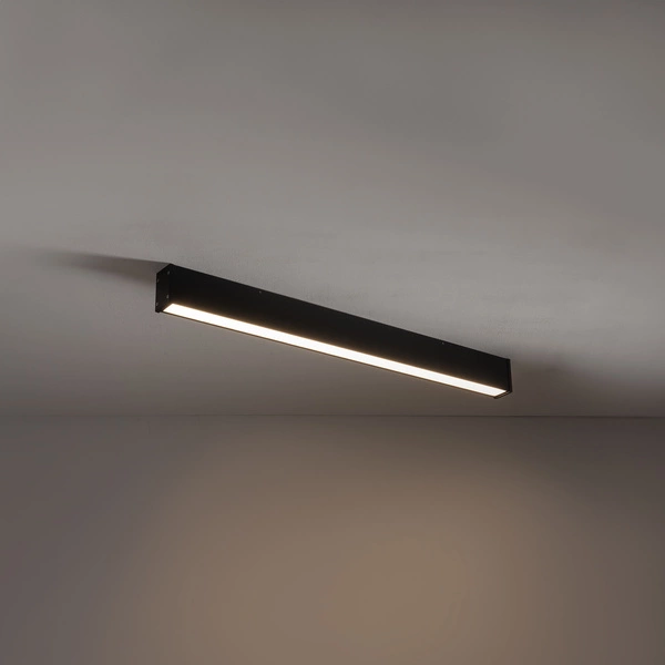 Lampa sufitowa OUTLINE LED M wys.9cm szer.5.8cm dług.100cm 35W 3000K 1800lm IP44 | Czarny