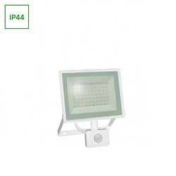 NOCTIS LUX 3 NAŚWIETLACZ 50W NW 230V IP44 180x215x53mm BIAŁY czujnik ruchu PIR