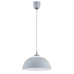 Lampa wisząca ALFA BEZA SREBRNA 1xE27 30cm | 61290
