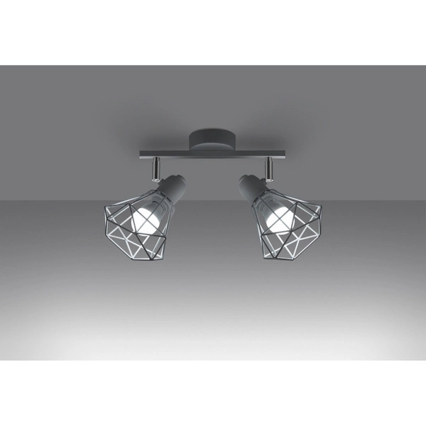 Lampa sufitowa ARTEMIS 2, biały/chrom, 2x40W E14, SL.1103