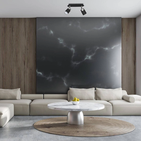 Lampa sufitowa nowoczesna reflektorek spot JOKER II czarny szer. 36cm