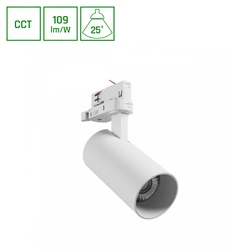 ANDROMEDA PRIME NA SZYNOPRZEWÓD 3F CCT 16W 230V 25st IP20 śr. 63x134x184mm BIAŁY SPECTRUM