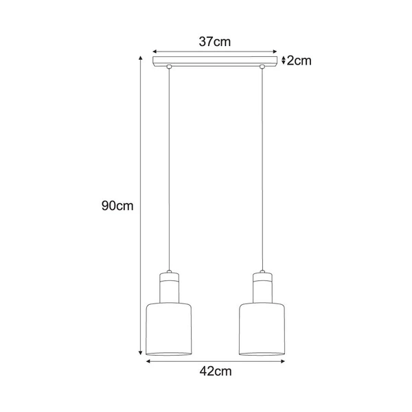 Lampa wisząca K-5256 z serii ALTO