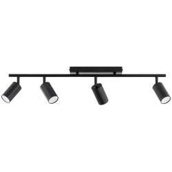 Lampa sufitowa ALFA KAMEL CZARNA 4xGU10 75cm | 63344