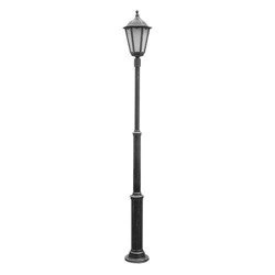 Lampa stojąca masztowa zewnętrzna 190-290cm Retro Maxi OGMWN 1 | czarny