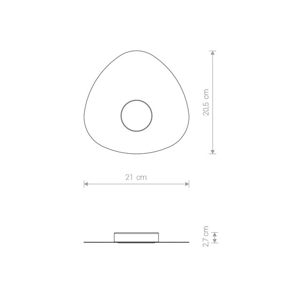 8305 Oprawa oświetl."ORGANIC WHITE I" 8305