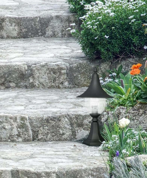 Lampa ogrodowa stojąca K-8133 CZARNY z serii BOSTON