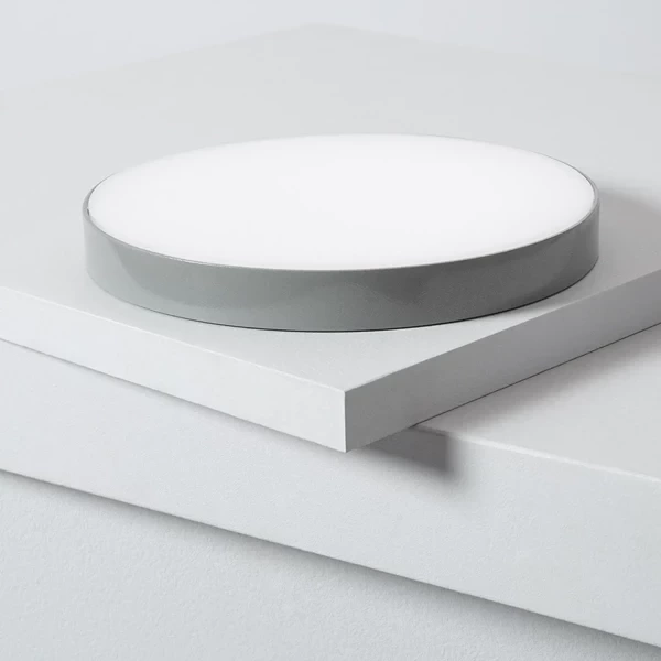 Plafon Łazienkowy LED 19W Okrągły Szary 18cm Ściemnialny Abruzzo Uno