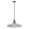 Lampa wisząca CHESTER LEDEA, 50101272, patynowy/bezbarwny, 1x40W E27