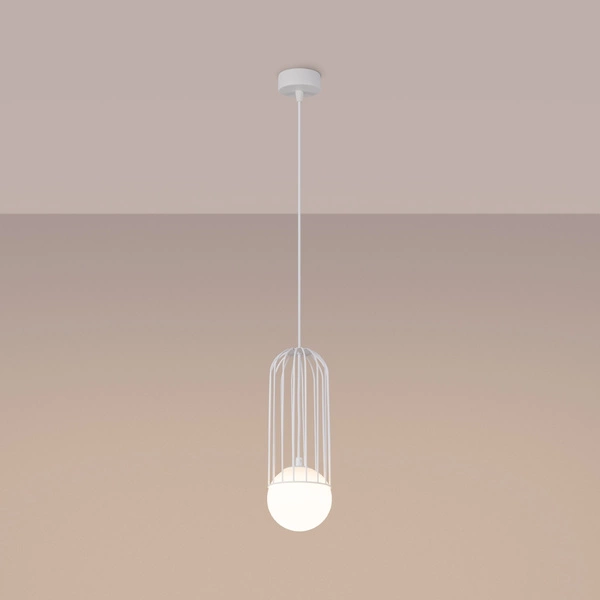 Lampa wisząca BRINA 1 biała