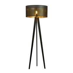 Lampa podłogowa Emibig ASTON LP1 Czarny/GOLD 1148/LP1