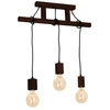 Lampa Wisząca JACK, MLP4360, orzech, 3x60W E27
