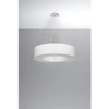 Nowoczesna lampa wisząca SATURNO SL.0751 70 cm biała 6xE27