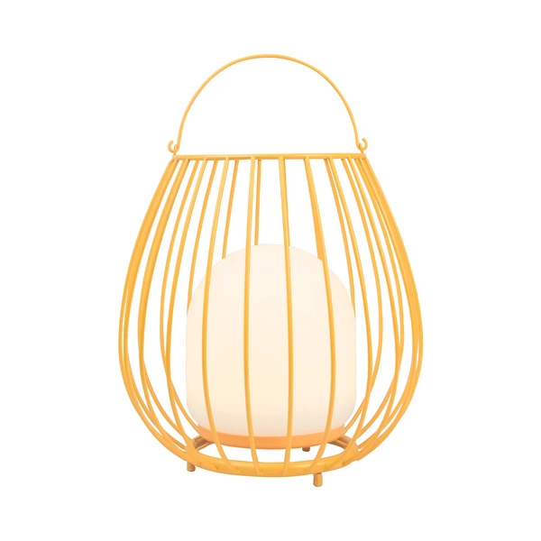 Lampa z przenośna na akumulator Jim LED 2700K Biała ciepła Metal | Pomarańczowy