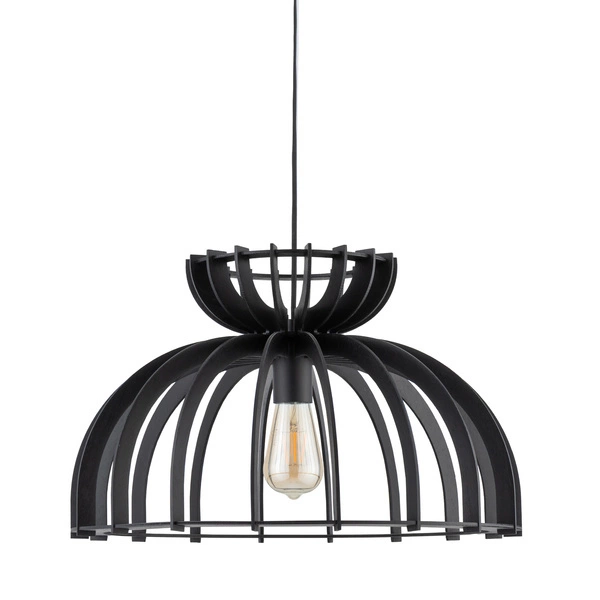 Lampa wisząca KYMI C szer. 48 cm E27 | czarny 10575