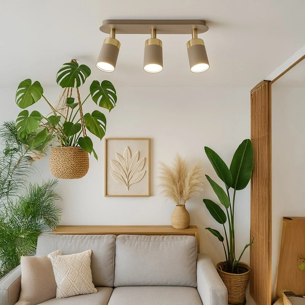 Lampa sufitowa JOKER CASHMERE/GOLD 3xGU10