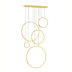 Lampa wisząca Saturno Gold 100W LED mezzanine