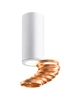 Lampa sufitowa TUBA 2276076 z regulowanymi pierścieniami, biały/złoty, 1x15W GU10