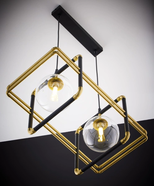 Nowoczesna Lampa wisząca FIORI wys. 115cm 2xG9 14W IP20 | Złoty