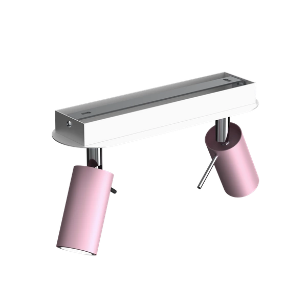Lampa sufitowa PRESTON PINK/WHITE 2x mini GU10
