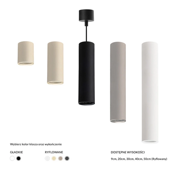 LUCAS BASE 1R PENDANT GU10 BK