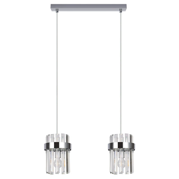 Lampa wisząca Vetro chrom 2xE14