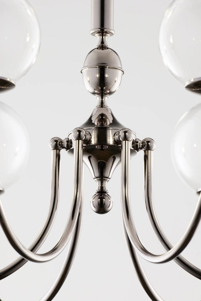 Nowoczesny Żyrandol BRILLANTE wys. 105cm 6xG9 14W IP20 | Czarny