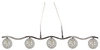 Lampa wisząca STARLET 35-85767 chrom/transparentny 5x40W G9