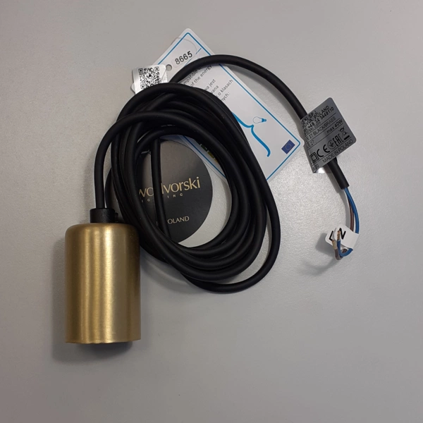 8662 Zawieszenie "CAMELEON CABLE E27 3,5 M BLACK/BRASS" CZARNY/ MOSIĄDZ 8662