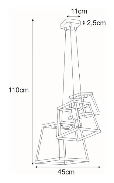 Lampa wisząca K-4132 z serii TEDY