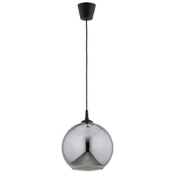 Lampa wisząca ALFA FART 250 CZARNA 1xE27 25cm | 61375