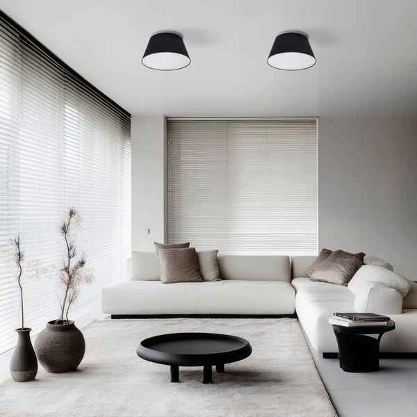 FORMO BLACK LAMPA SUFITOWA 4XE27 500